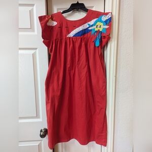 Mexican sundress Women's size M red